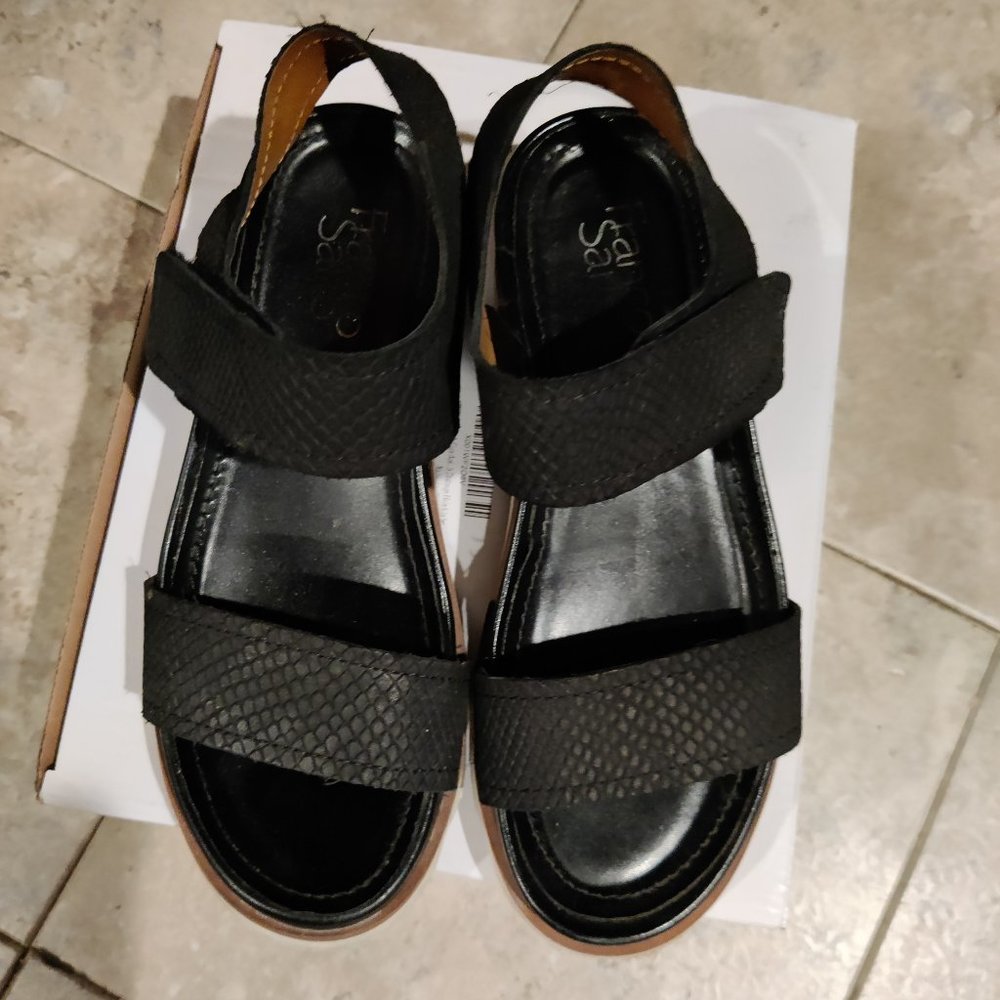 Franco Sarto black sandals size 7.5